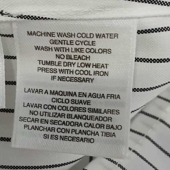 WOMENS JONES NEW YORK SIGNATURE EASY CARE BUTTON DOWN, SIZE LARGE - Picture 3 of 8